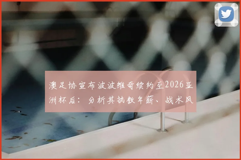 澳足协宣布波波维奇续约至2026亚洲杯后：分析其执教年薪、战术风格与未来挑战